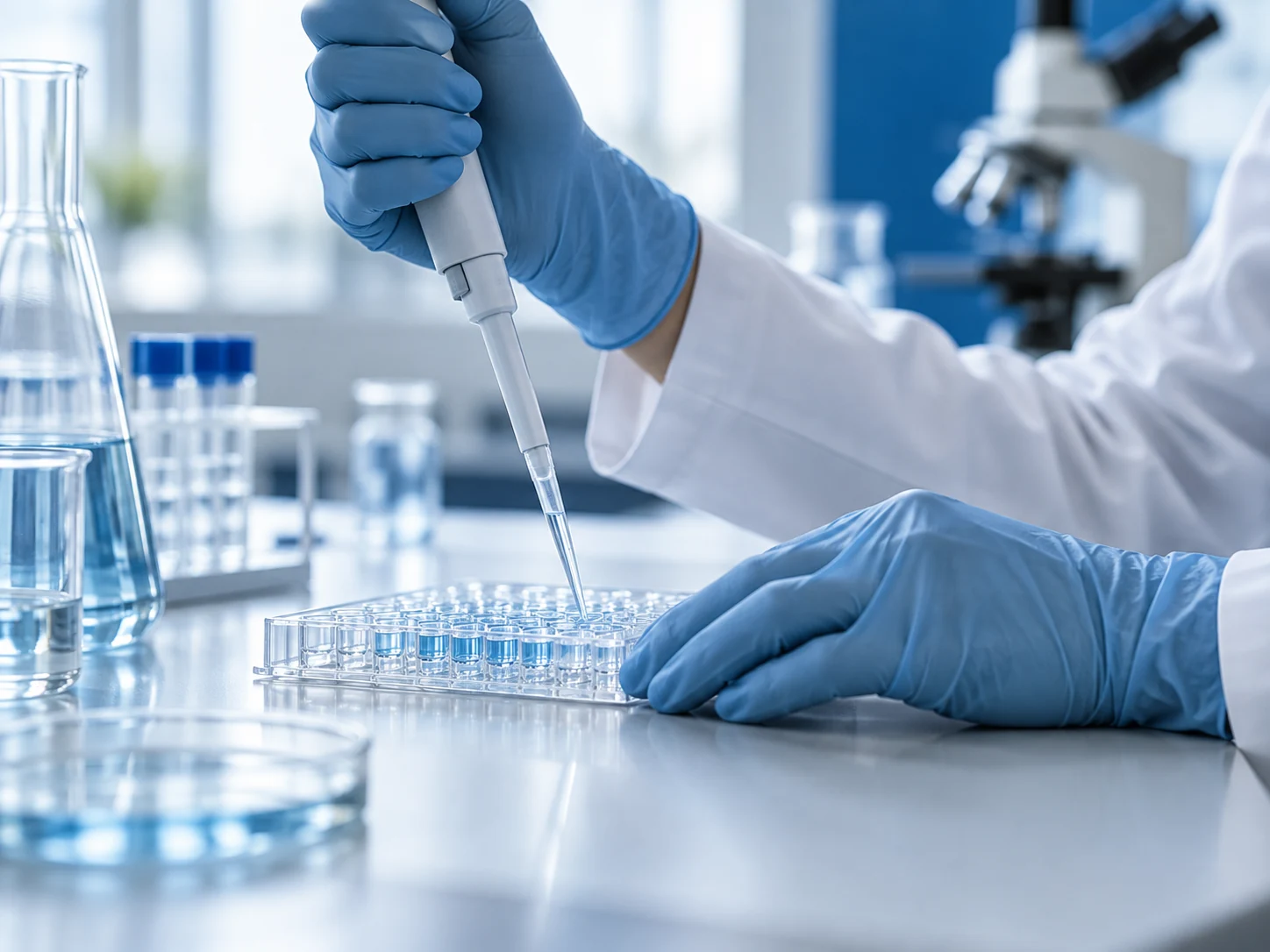 Conceptual illustration of careful scientific work